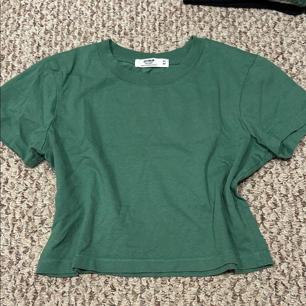 Cotton on cropped baby T